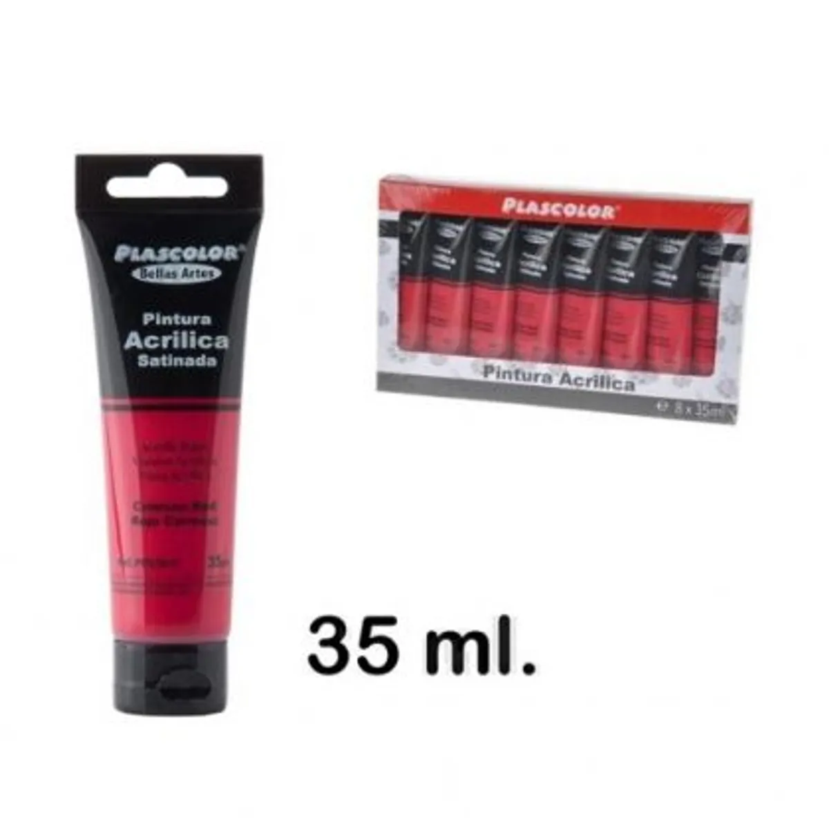 Акрилна боя MP Artix, червен, 35 ml.