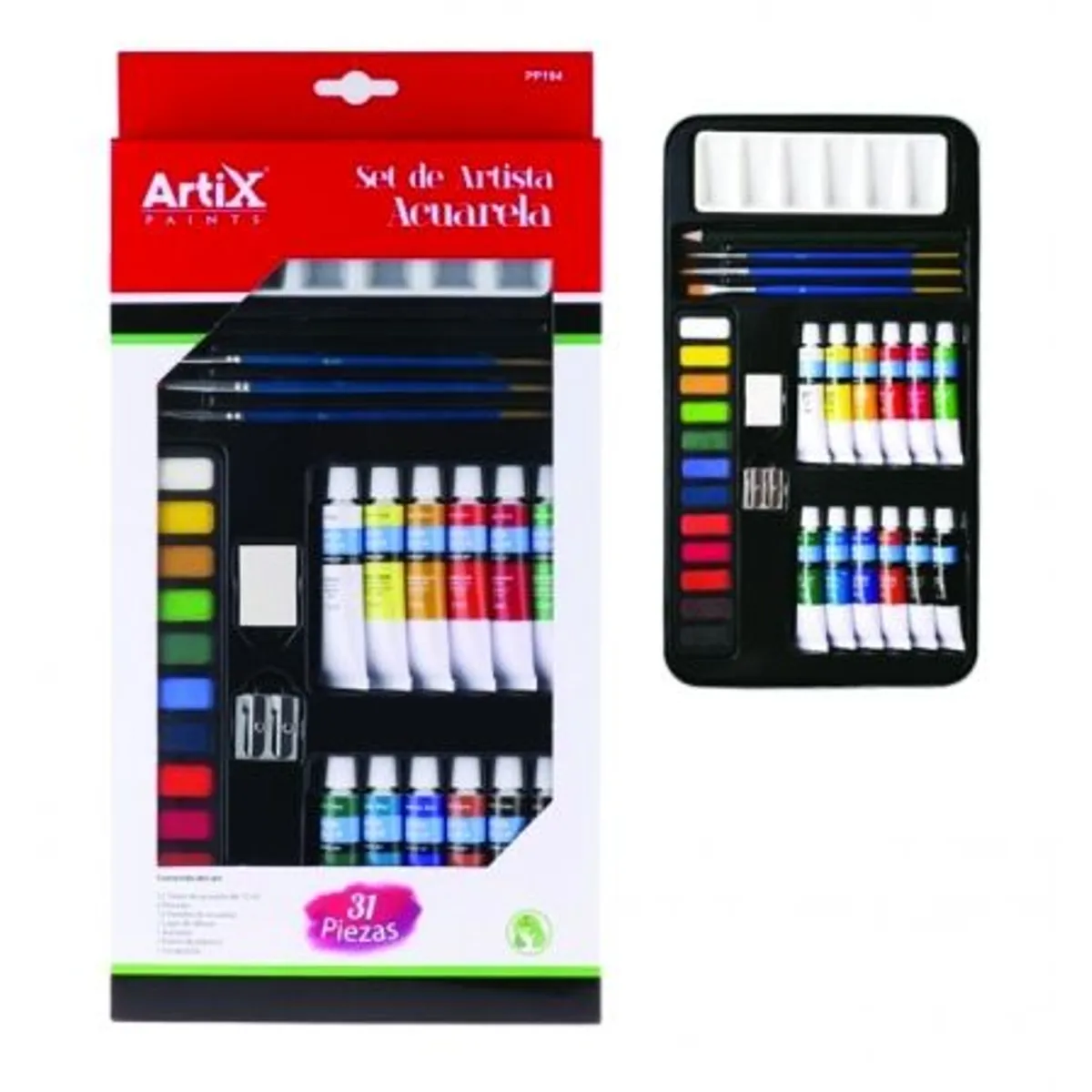 Комплект темперни бои MP Artix 31 броя, 12 ml