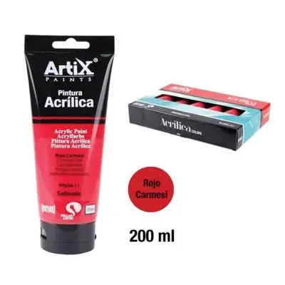 Корица на „Акрилна боя MP Artix, червен, 200 ml.“