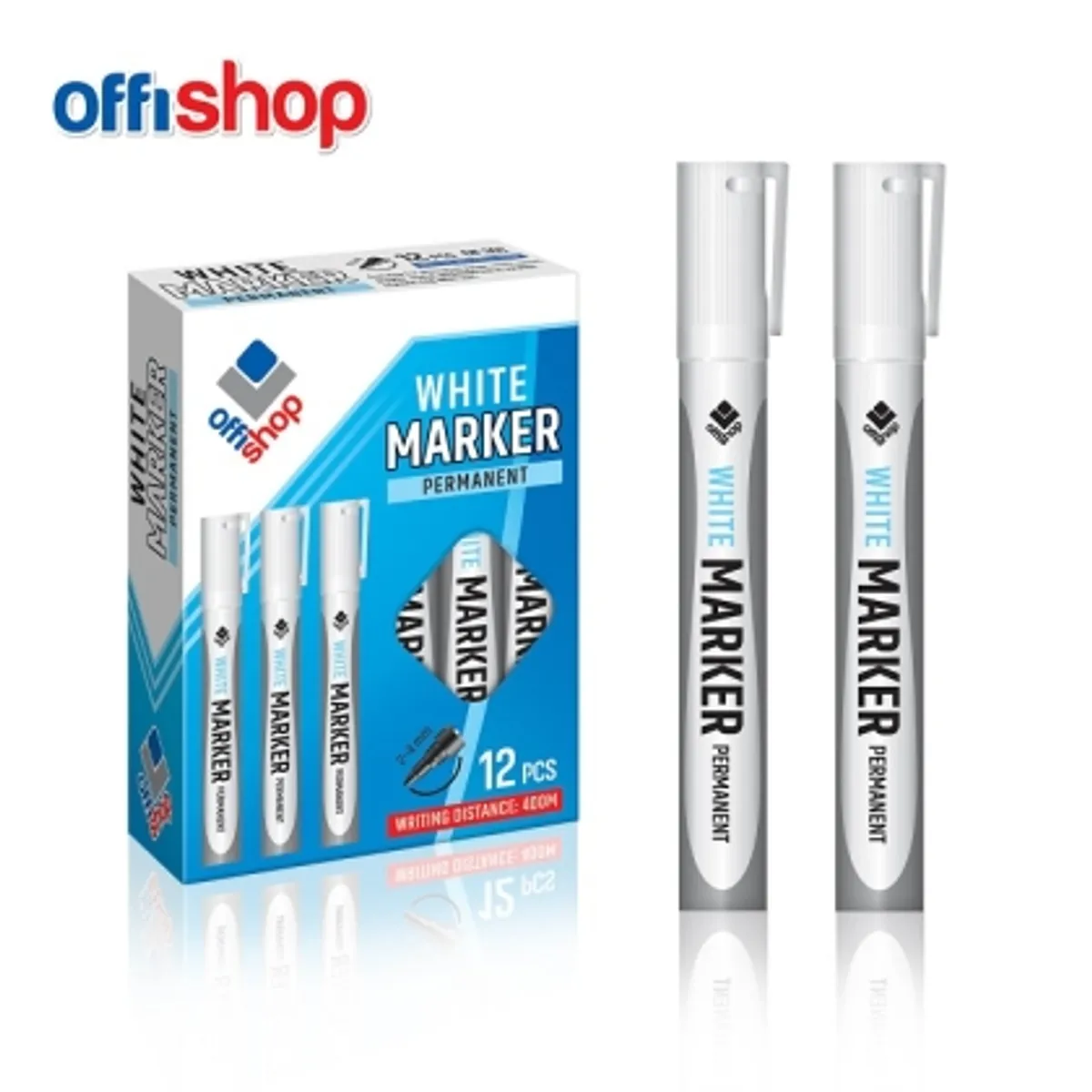 Перманентен маркер OFFISHOP объл връх, 2-4 mm, снимка 4