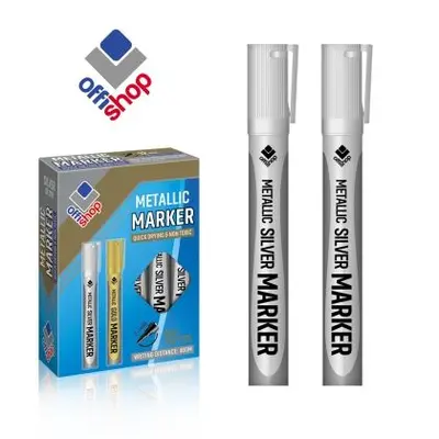 Корица на „Маркер OFFISHOP перманентен, сребро, 2-4 mm“