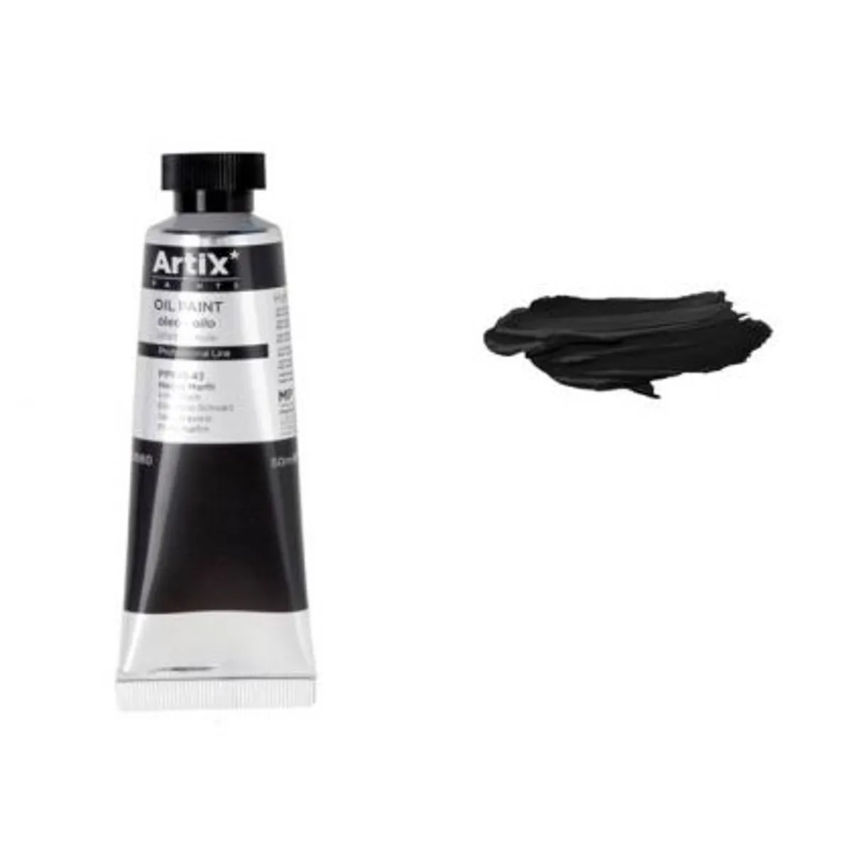 Маслена боя MP Artix 50 ml, ЧЕРЕН, снимка 1
