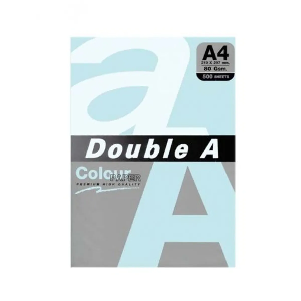 Цветна хартия Double A, A4, 500 листа, син пастел