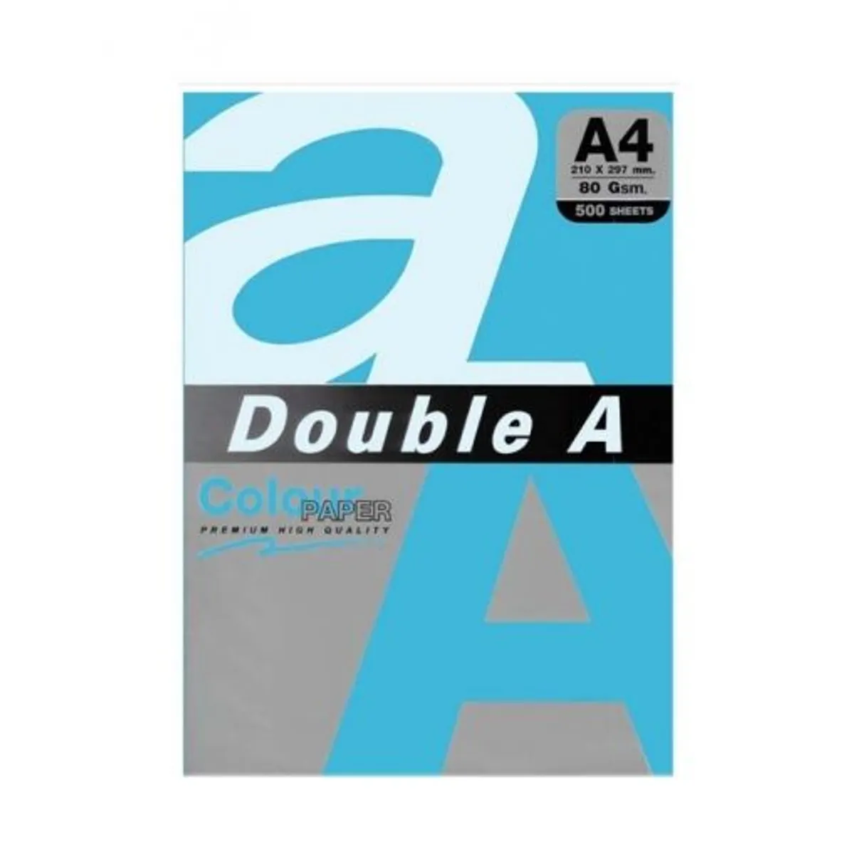 Цветна хартия Double A, A4, 500 листа, наситено синьо
