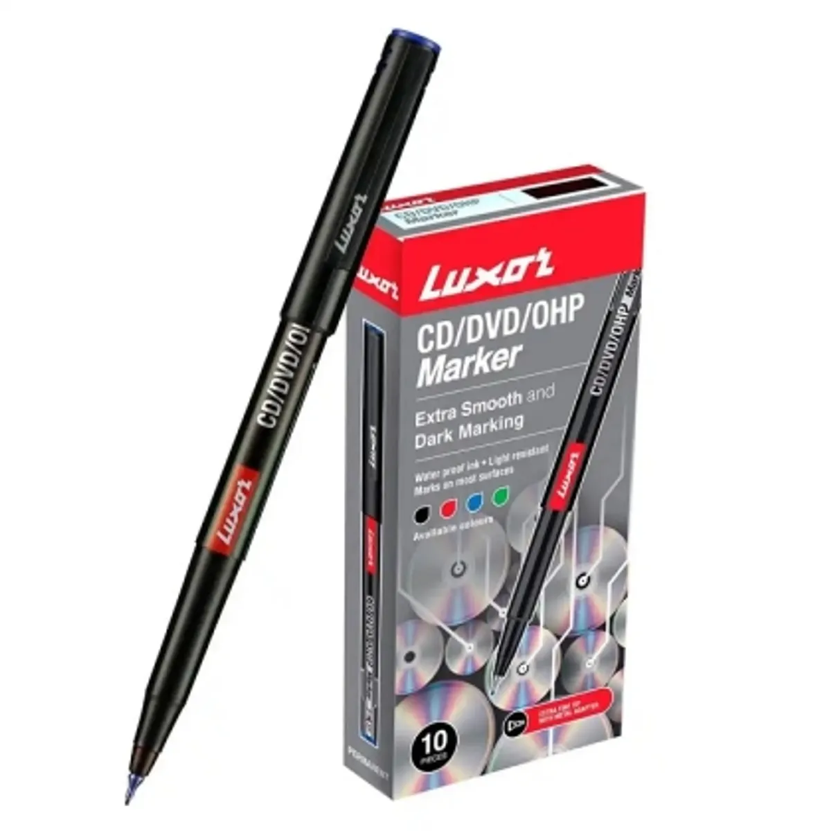 Маркер Luxor CD/DVD/OHP, SF, 0.4mm — снимка 2
