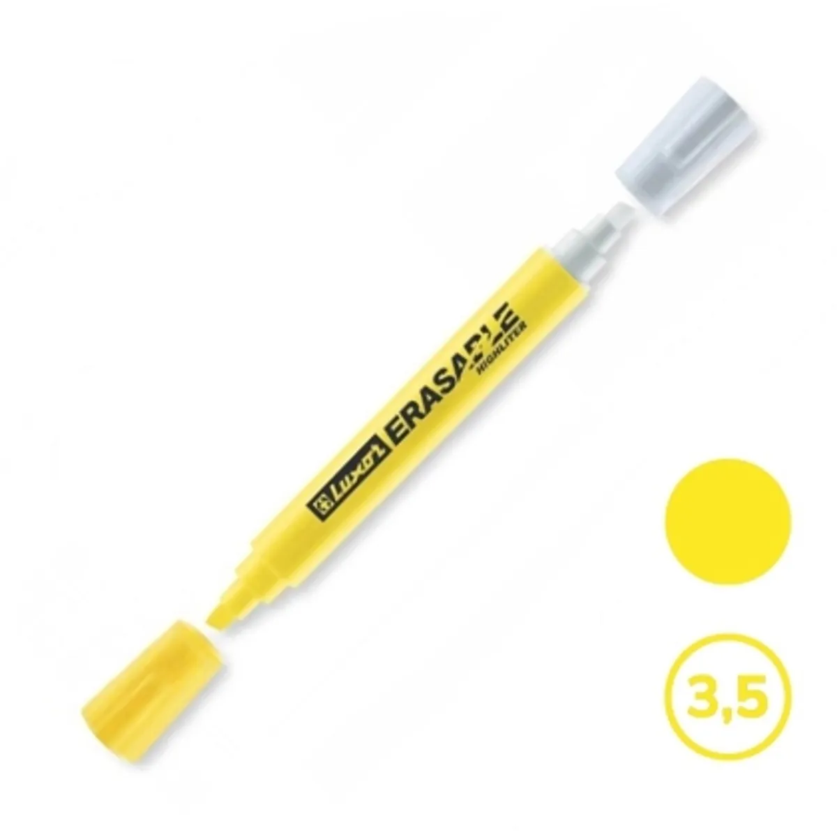 Маркер Luxor Erasable Highlighter - изтриваем, жълт
