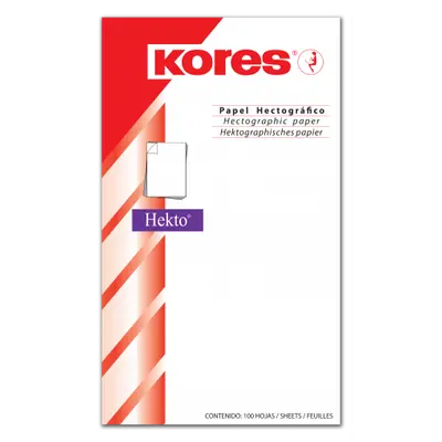 Корица на „Hectografic Paper KORES A4, 100 л.“