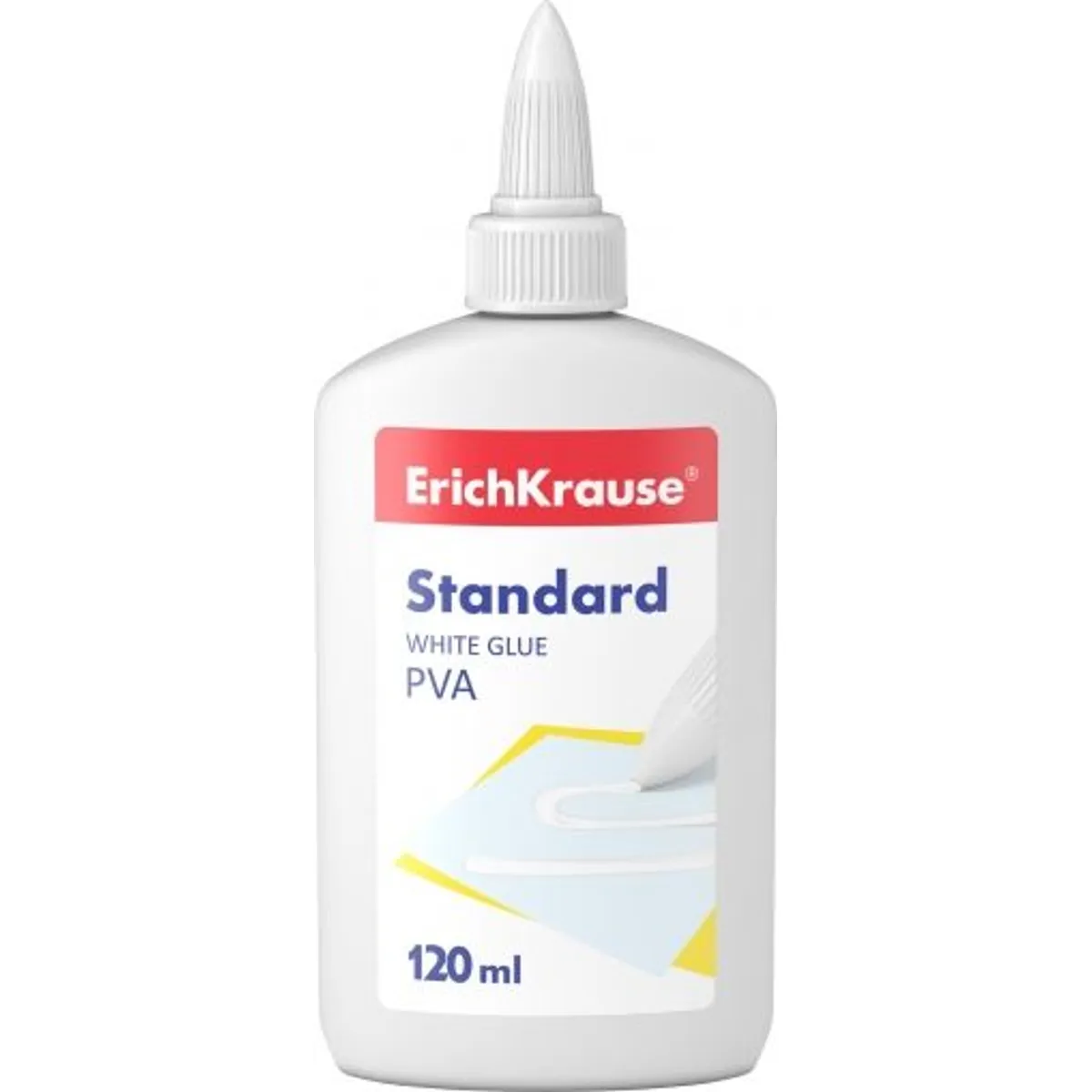 Бяло PVA лепило ErichKrause® Standart 120ml, снимка 2