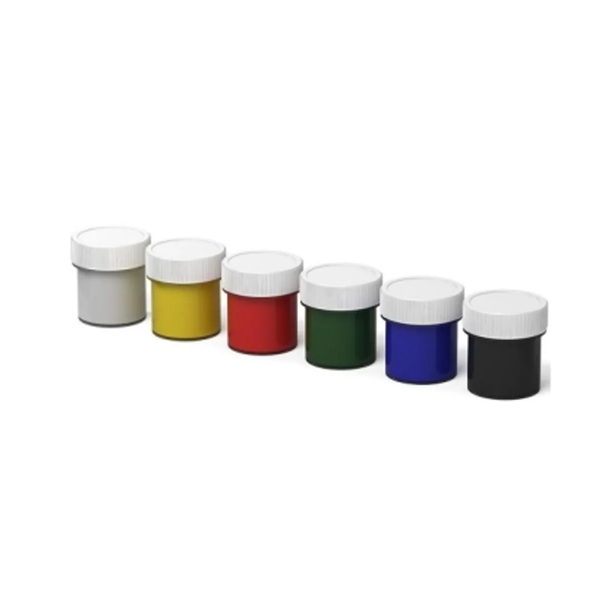 Темперни бои ErichKrause® 6 цвята x 20 ml КЛАСИК, комплект — снимка 2