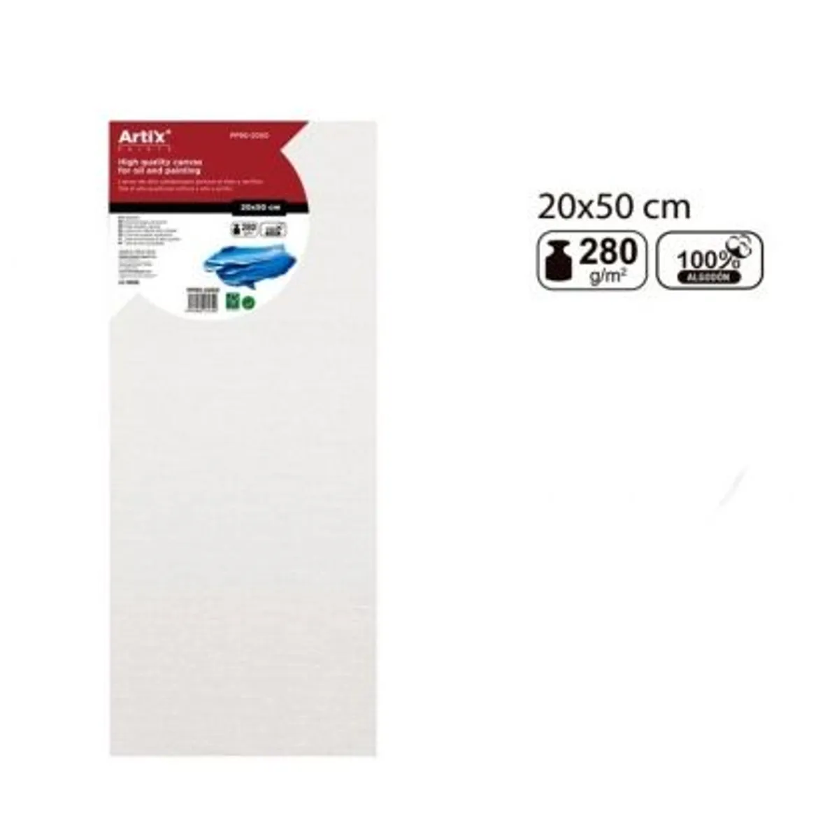 Платно за рисуване MP Artix 280 g/m², 20х50 см.