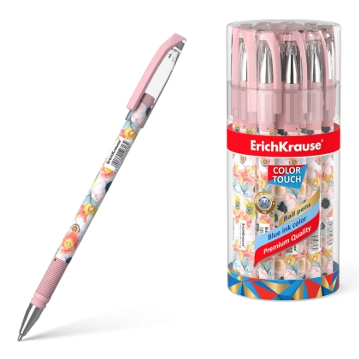 Химикалка ErichKrause® Color Touch Stick Flower, 0.7 мм