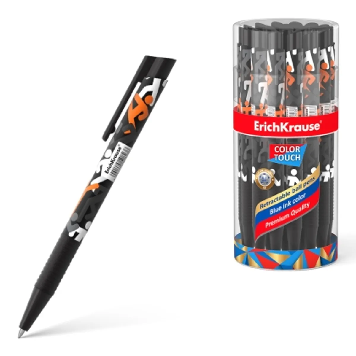 Автоматична химикалка ErichKrause® ColorTouch, Walkers 0.7mm