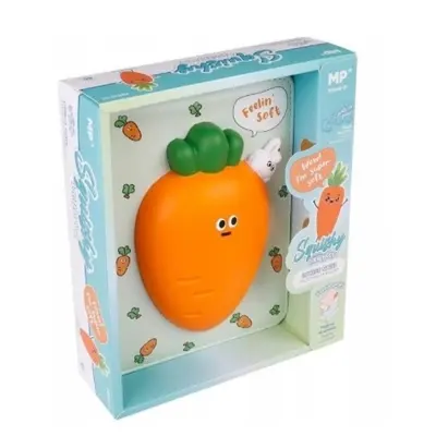 Корица на „Тефтер Squishy MP с меки корици 3D пяна "Морков", 128 листа"