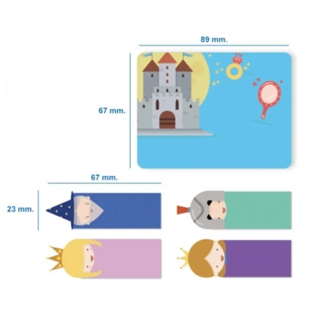 Индекси 5X25бр. Castle — снимка 2