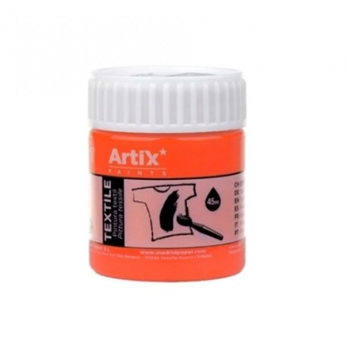 Текстилна боя MP Artix 45 ml ОРАНЖ НЕОН