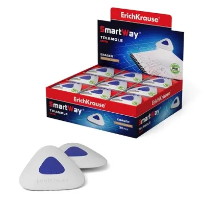 Корица на „Гума за молив ErichKrause SmartWay® Mini Triangular /кутия 36 бр./“