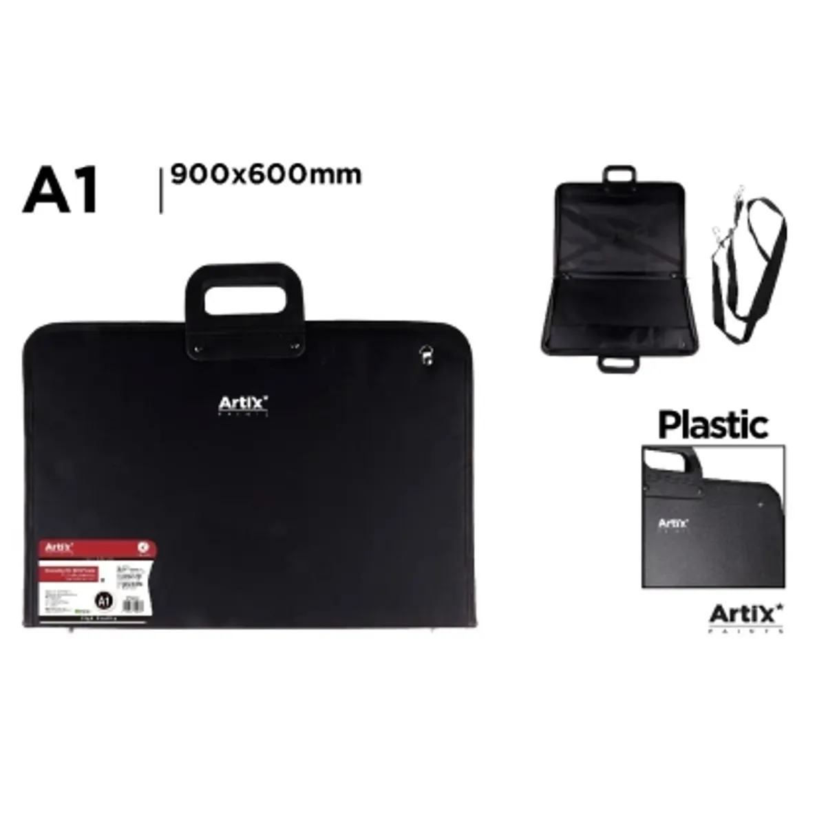 Папка-чнта МР ArtiX за документи, чертежи и рисунки, PVC, А1, снимка 2