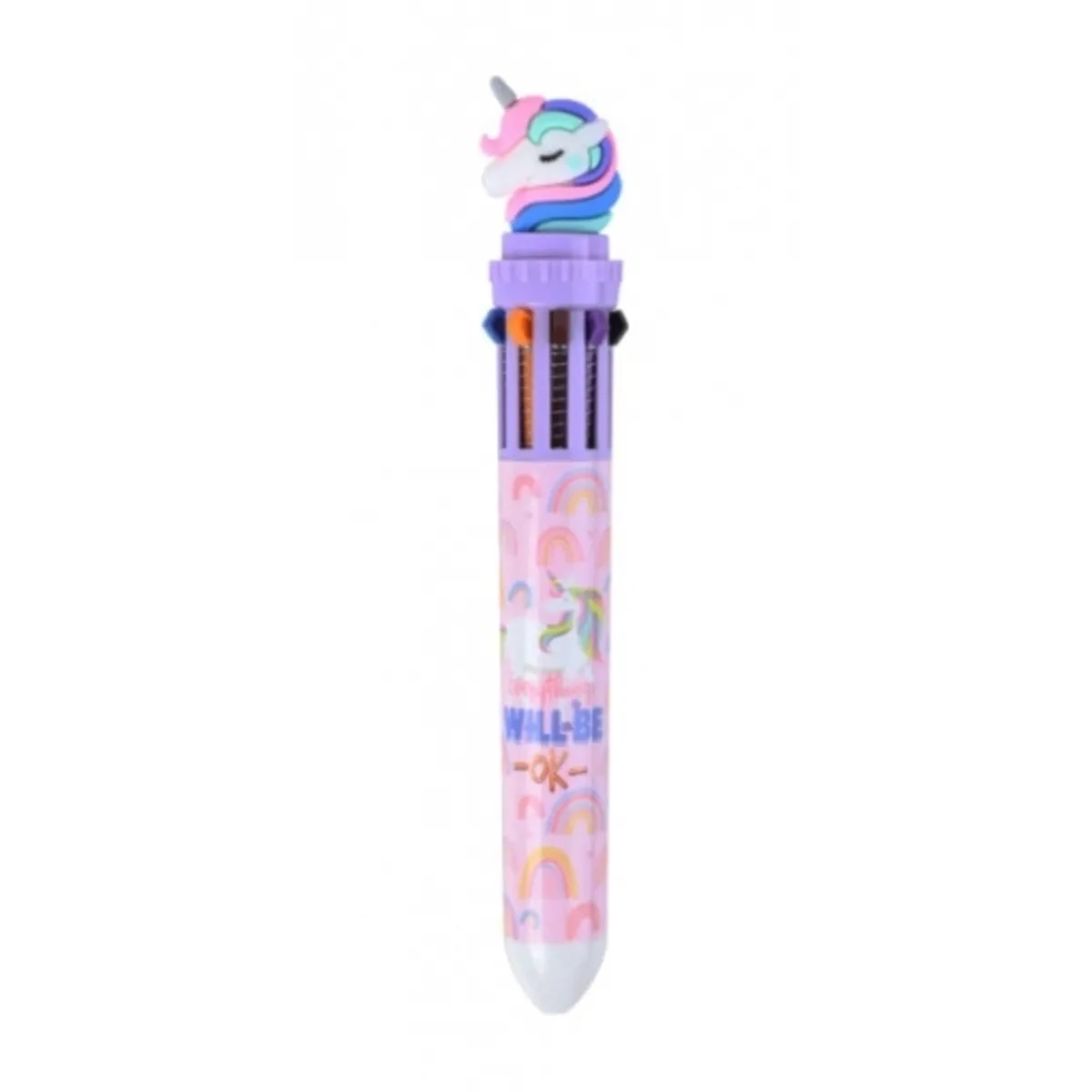Автоматична химикалка MP FANTASY UNICORN, 10 цвята, 0.7mm, снимка 2