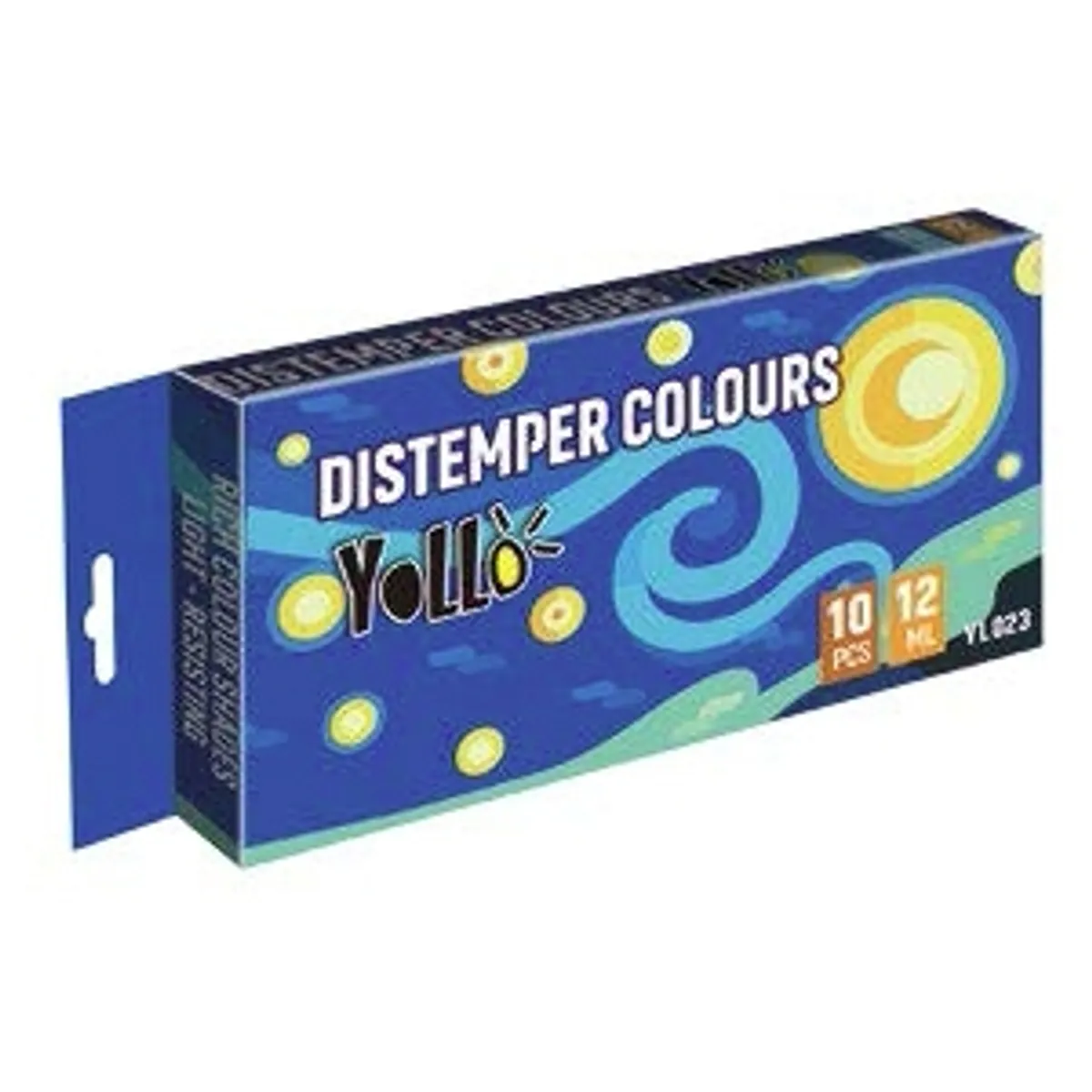 Темперни бои YOLLO 10 цвята х 12 ml — снимка 1