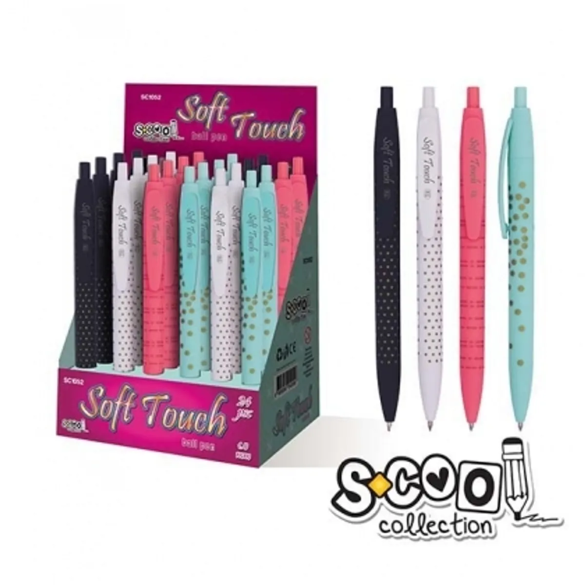 Химикалка S-COOL Soft Touch, 1 mm