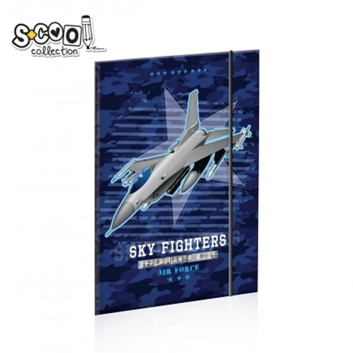 Папка A4 с ластик S-COOL Sky Fighters