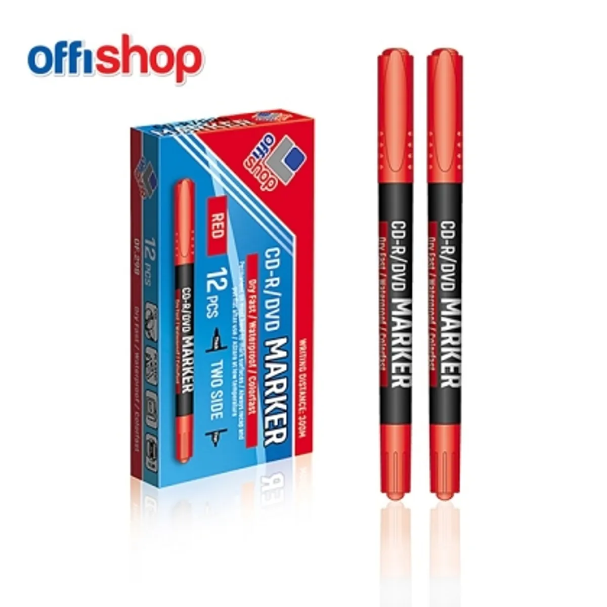 Маркер OFFISHOP за CD/DVD двувръх — снимка 1