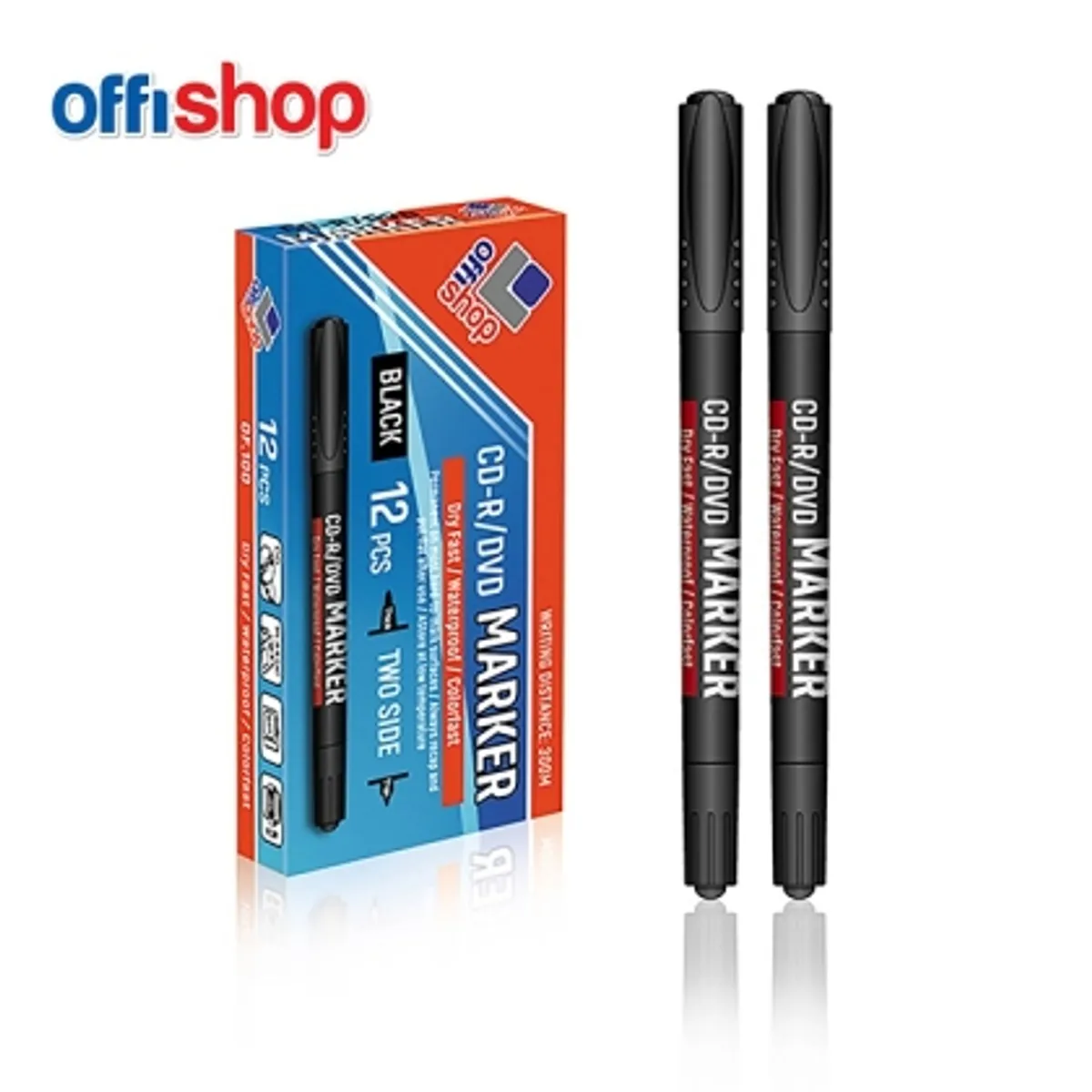 Маркер OFFISHOP за CD/DVD двувръх — снимка 2