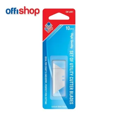 Корица на „Комплект резервни ножчета OFFISHOP за макетен нож OF084 18 мм, 10 броя - OF091"