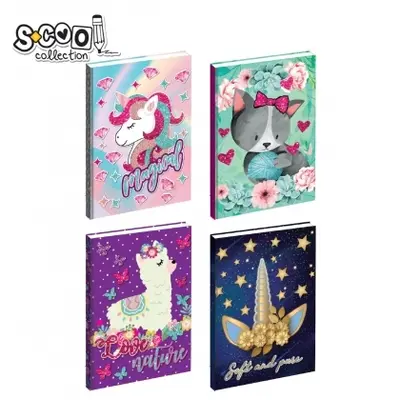 Корица на „Тетрадка PREMIUM, А5, 96 листа, РЕД, GIRLS, твърди корици"
