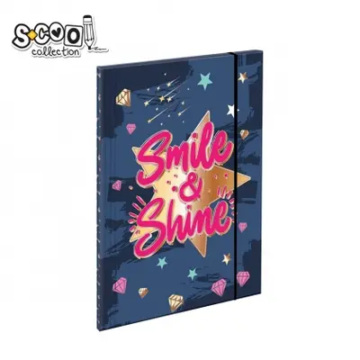 Корица на „Папка с ластик S-COOL Smile&Shine“