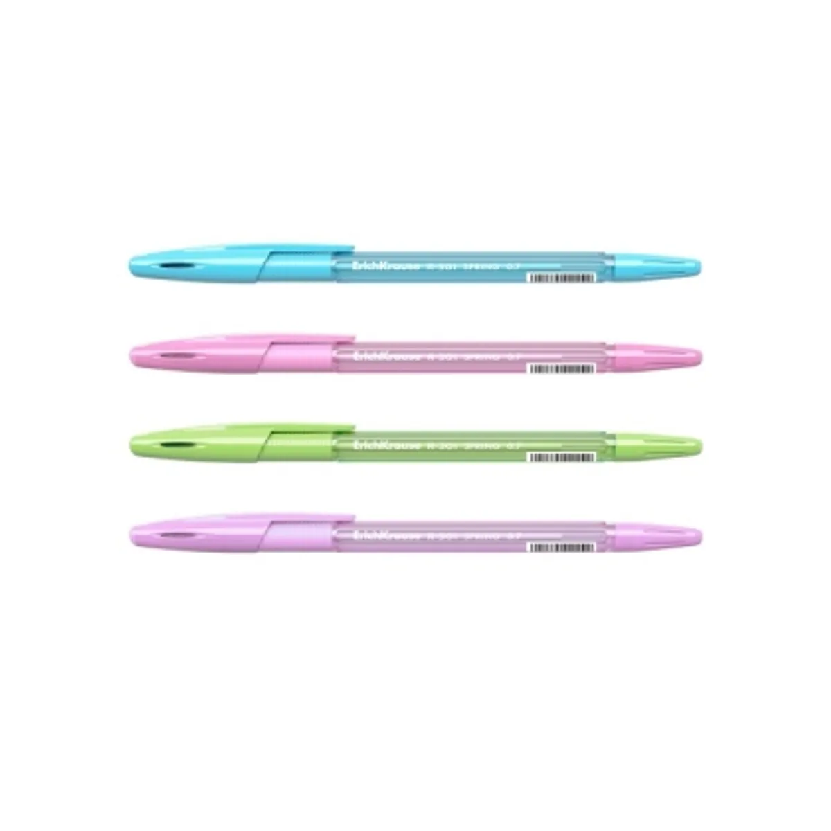 Химикалка ErichKrause® R-301 Stick&Grip Spring 0.7 mm — снимка 2