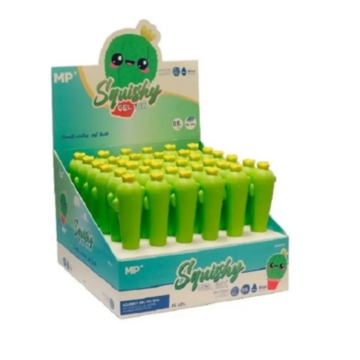 Химикалка Squishy MP с меко тяло от пяна КАКТУС — снимка 1