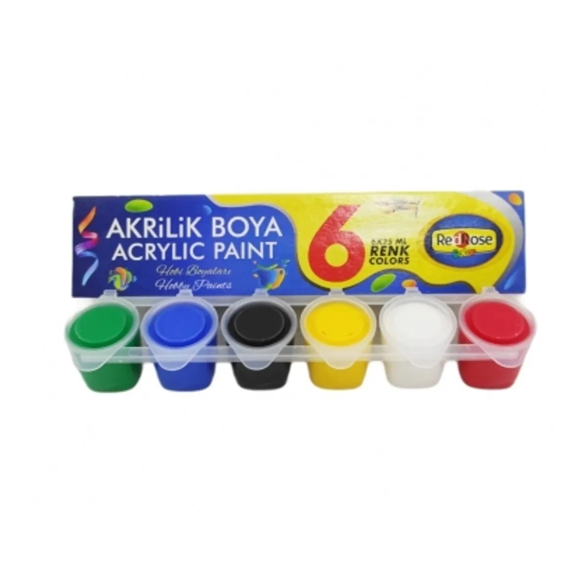 Акрилна боя Ark 6 цвята x 25 ml .