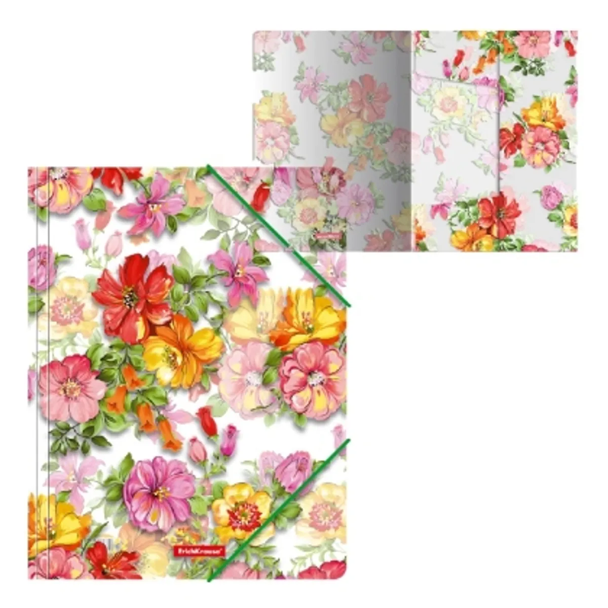Папка с ластик ErichKrause® Tropical Mood A4