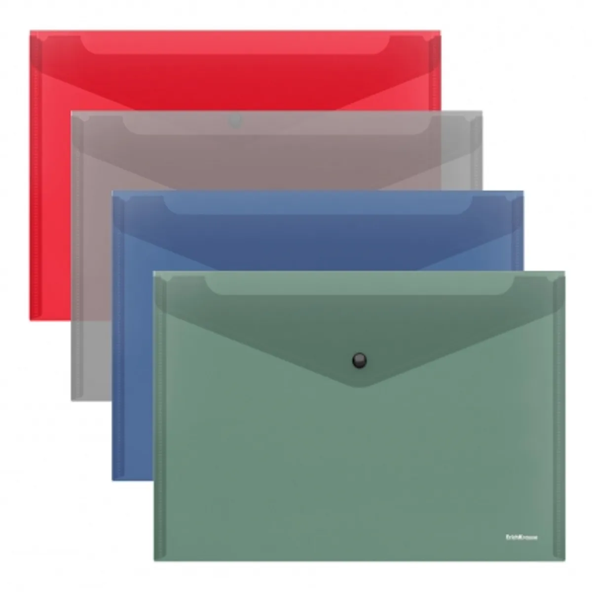 Папка с копче ErichKrause® Glossy Classic, A4, микс