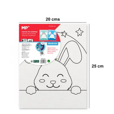 Корица на „Платно за рисуване MP Artix с рамка ЗАЕК, 280 g/m², 20х25 см.“