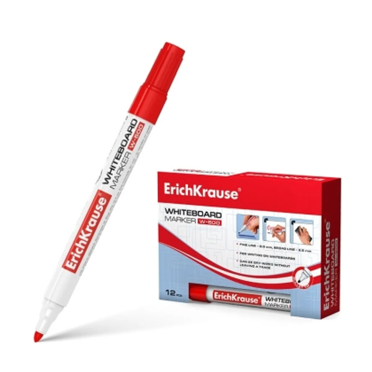 Маркер за бяла дъска ErichKrause® W-500 — снимка 3