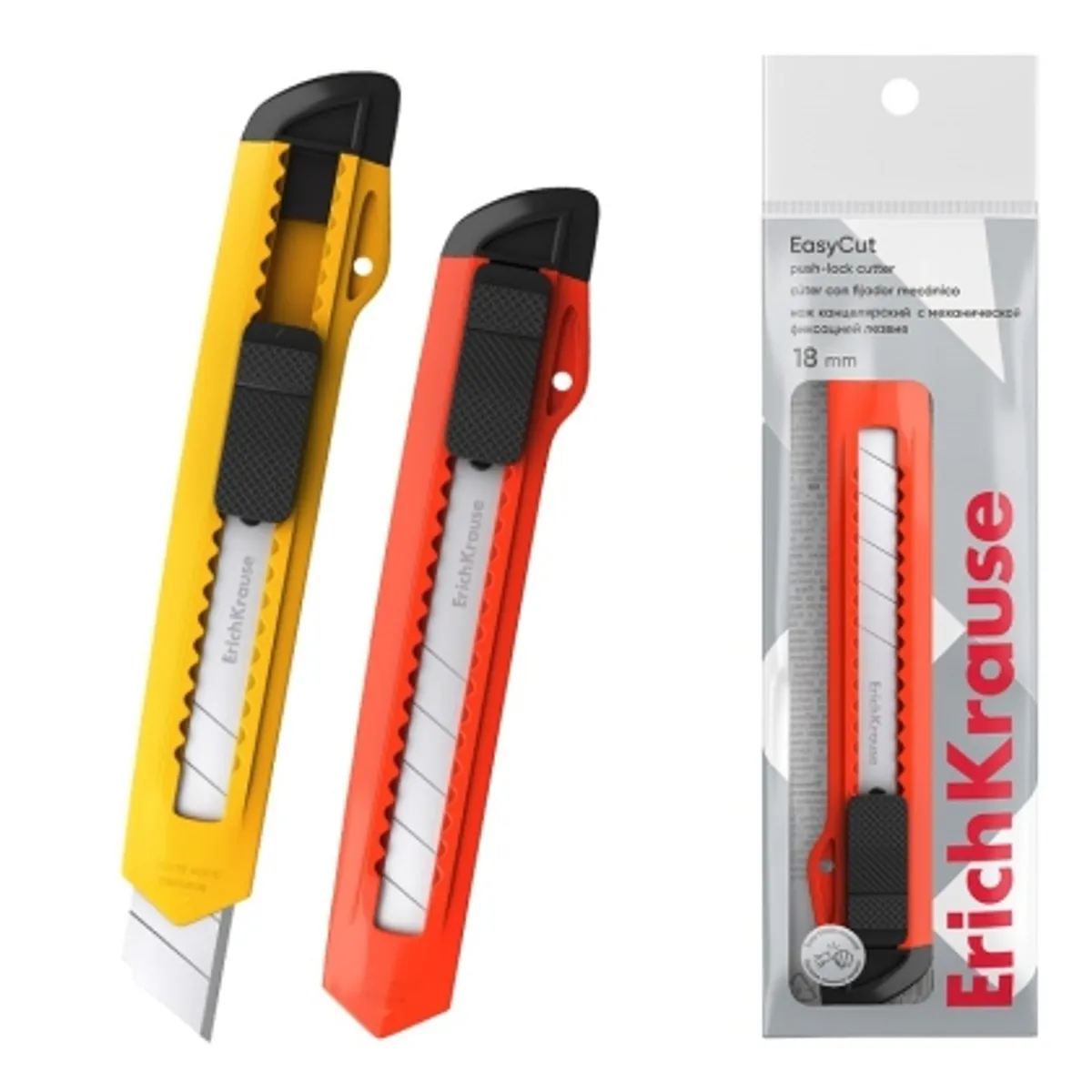 Макетен нож ErichKrause® STANDART, 18mm — снимка 1