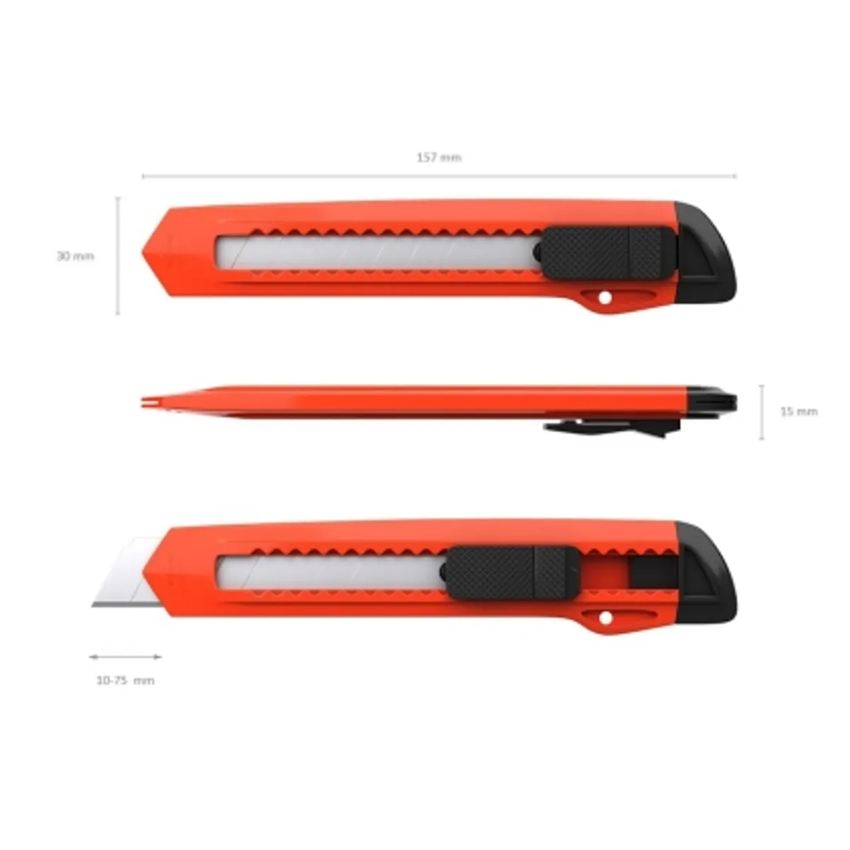 Макетен нож ErichKrause® STANDART, 18mm — снимка 2