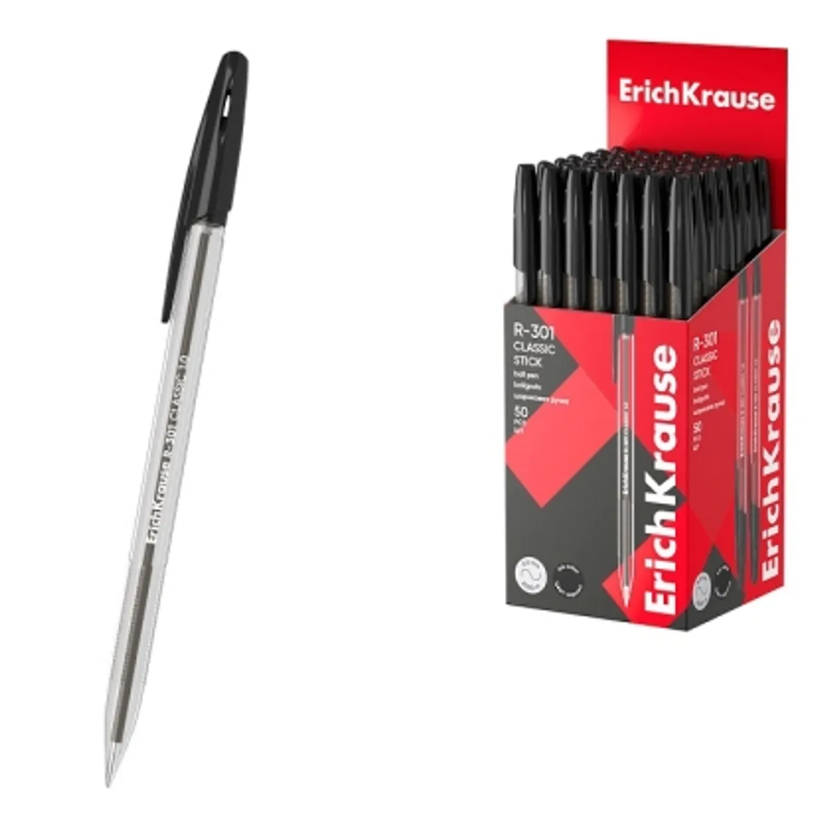 Химикалка ErichKrause® R-301 Classic Stick, 1 mm — снимка 2