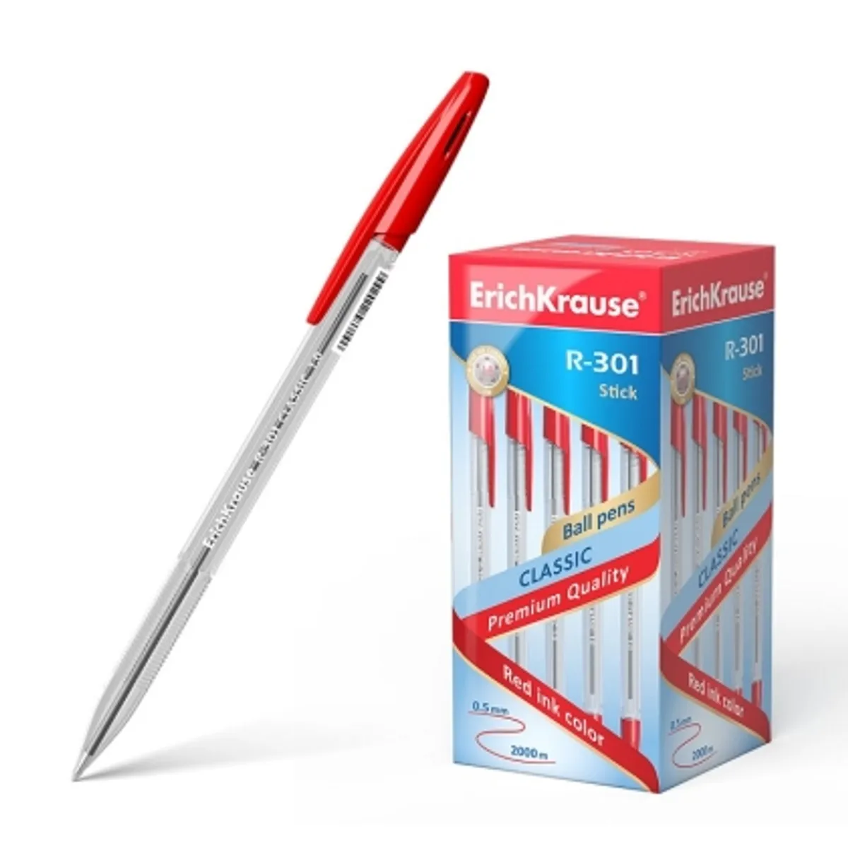 Химикалка ErichKrause® R-301 Classic Stick, 1 mm — снимка 3