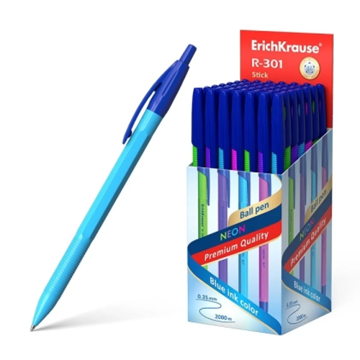 Автоматична химикалка ErichKrause® R-301 Matic Neon, 0.7 mm — снимка 3