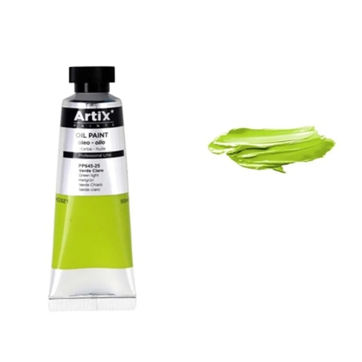 Маслена боя MP Artix 50 ml, СВЕТЛО ЗЕЛЕН, снимка 1
