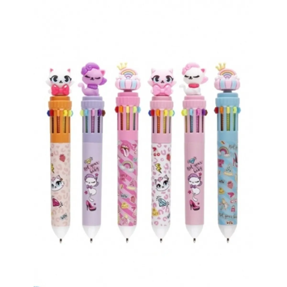 Автоматична химикалка MP FANTASY CATS, 10 цвята, 0.7 mm - PE253-18, снимка 2