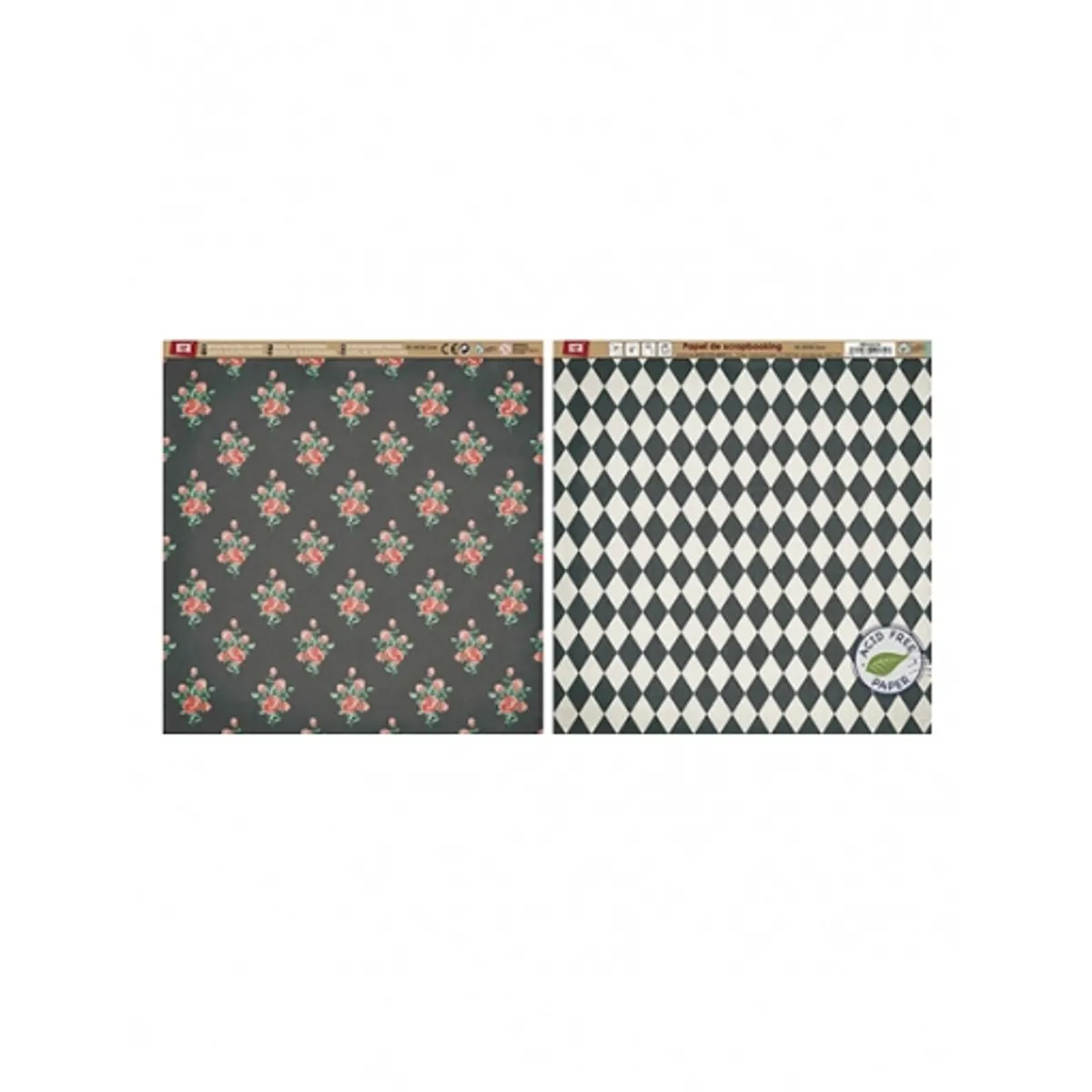 Скрапбук картон 30x30cm PD103-74