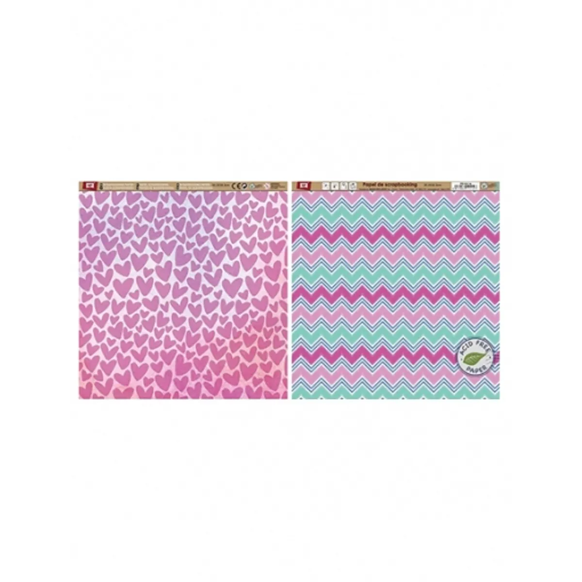 Скрапбук картон двулицев 30x30cm PD103-14