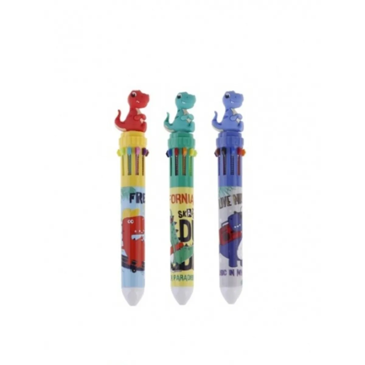 Автоматична химикалка MP FANTASY DINO2, 10 цвята, 0.7 mm - PE253-16, снимка 2