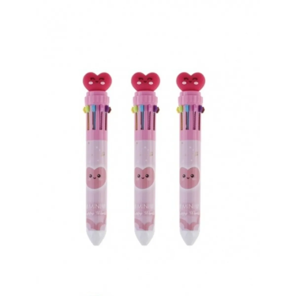 Автоматична химикалка MP FANTASY HEART, 10 цвята, 0.7 mm - PE253-09, снимка 2