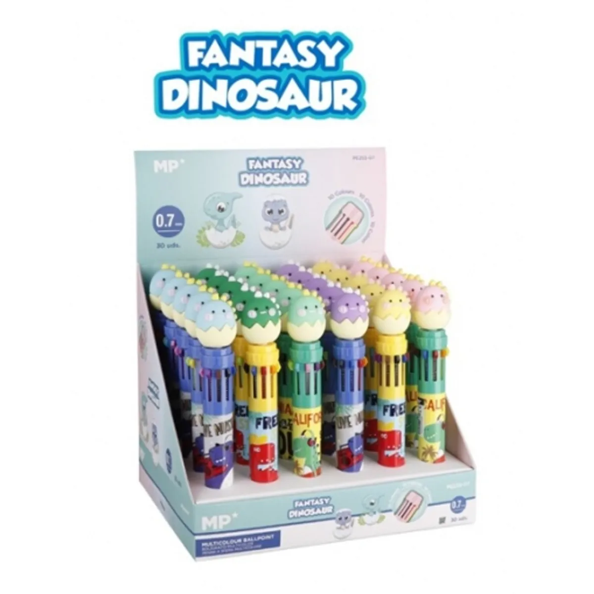 Автоматична химикалка MP FANTASY 10 цвята, 0.7 mm - PE253-07, снимка 1