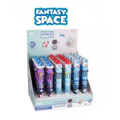 Корица на „Автоматична химикалка MP FANTASY SPACE, 10 цвята, 0.7 mm - PE253-02“